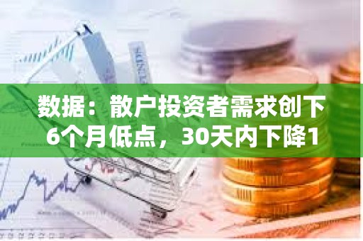 數(shù)據(jù)：散戶投資者需求創(chuàng)下6個(gè)月低點(diǎn)，30天內(nèi)下降10%
