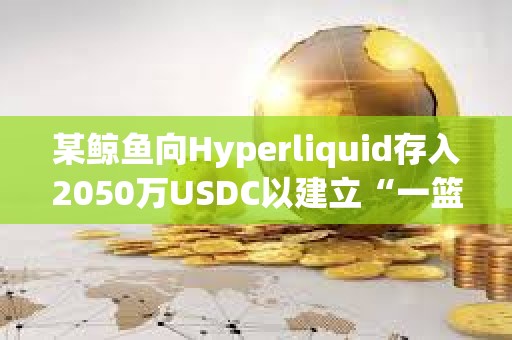 某鯨魚向Hyperliquid存入2050萬USDC以建立“一籃子”空頭倉位