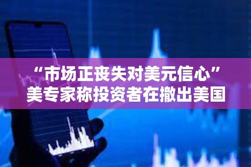 “市場正喪失對美元信心” 美專家稱投資者在撤出美國市場