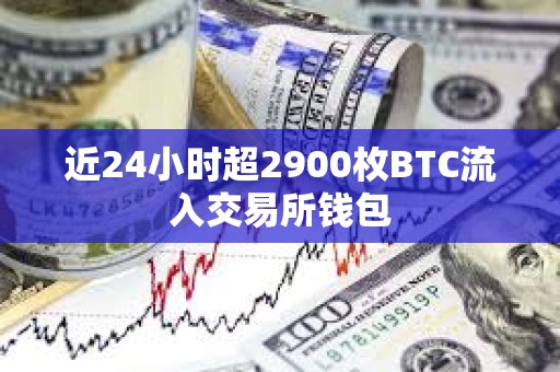近24小時(shí)超2900枚BTC流入交易所錢包