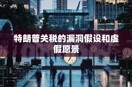 特朗普關稅的漏洞假設和虛假愿景