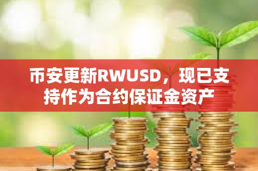 幣安更新RWUSD，現已支持作為合約保證金資產