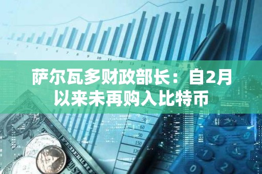 薩爾瓦多財(cái)政部長：自2月以來未再購入比特幣