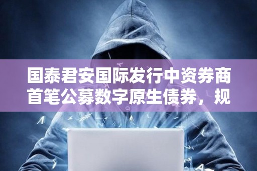 國泰君安國際發行中資券商首筆公募數字原生債券，規模不超過3億美元