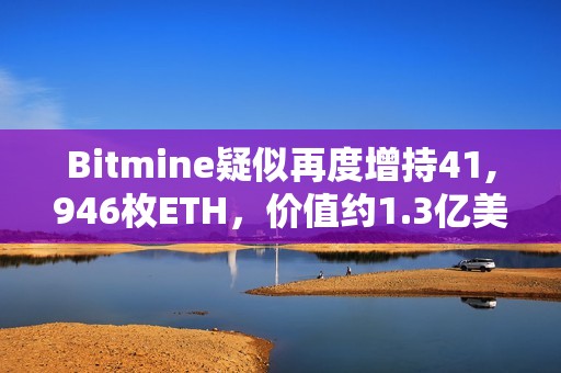 Bitmine疑似再度增持41,946枚ETH，價值約1.3億美元