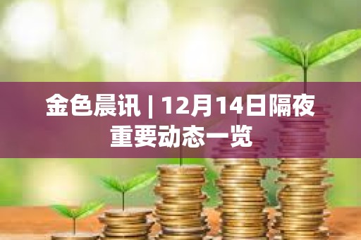 金色晨訊 | 12月14日隔夜重要?jiǎng)討B(tài)一覽 金色晨訊 | 12月14日隔夜重要?jiǎng)討B(tài)一覽