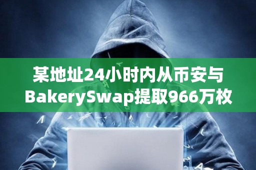 某地址24小時內從幣安與BakerySwap提取966萬枚BAKE