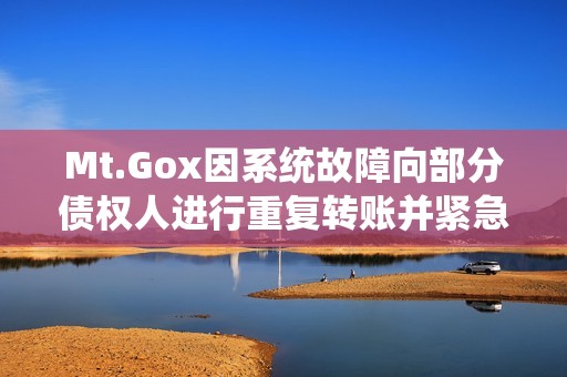 Mt.Gox因系統故障向部分債權人進行重復轉賬并緊急要求退款