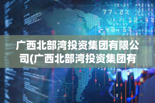 廣西北部灣投資集團有限公司(廣西北部灣投資集團有限公司招聘信息)