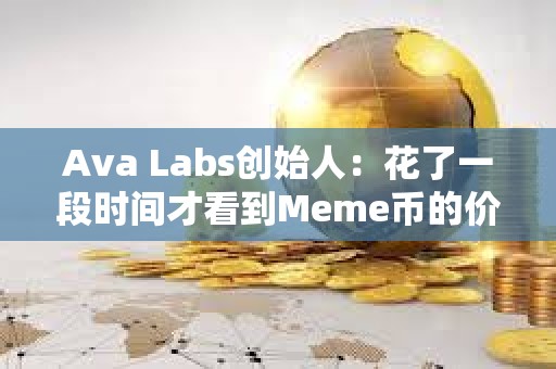 Ava Labs創始人：花了一段時間才看到Meme幣的價值