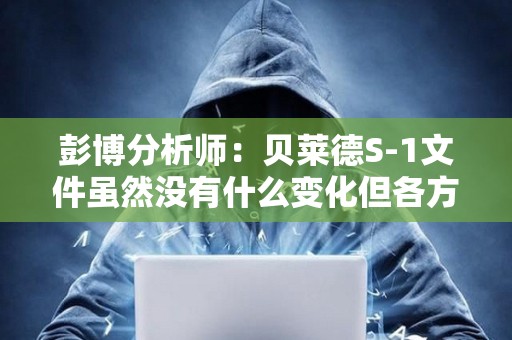 彭博分析師：貝萊德S-1文件雖然沒有什么變化但各方都希望推進這個項目