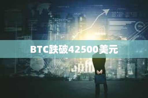 BTC跌破42500美元