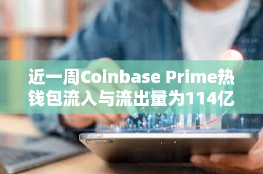 近一周Coinbase Prime熱錢包流入與流出量為114億美元