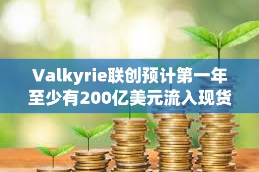 Valkyrie聯(lián)創(chuàng)預(yù)計第一年至少有200億美元流入現(xiàn)貨比特幣ETF