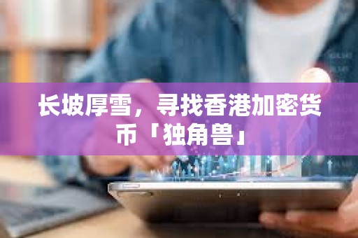 長坡厚雪，尋找香港加密貨幣「獨角獸」