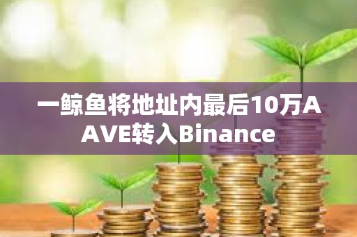 一鯨魚將地址內(nèi)最后10萬AAVE轉(zhuǎn)入Binance 一鯨魚將地址內(nèi)最后10萬AAVE轉(zhuǎn)入Binance