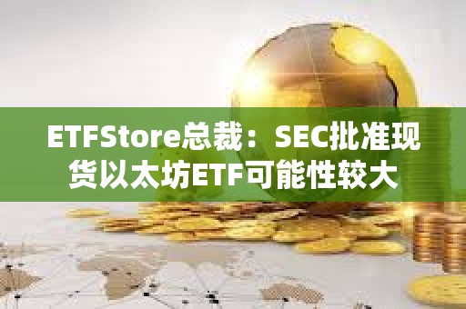 ETFStore總裁：SEC批準現貨以太坊ETF可能性較大
