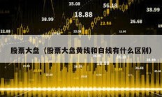 股票大盤（股票大盤黃線和白線有什么區別）