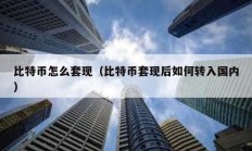 比特幣怎么套現(xiàn)（比特幣套現(xiàn)后如何轉(zhuǎn)入國內(nèi)）
