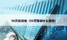 50萬投資啥（50萬投資什么賺錢）