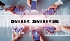 南山鋁業股票（南山鋁業股票港股）