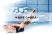 PE投資者（pe投資人）