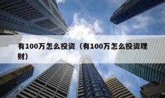 有100萬怎么投資（有100萬怎么投資理財）