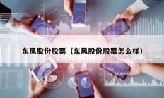 東風股份股票（東風股份股票怎么樣）