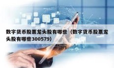 數字貨幣股票龍頭股有哪些（數字貨幣股票龍頭股有哪些300579）