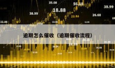 逾期怎么催收（逾期催收流程）
