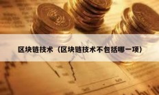 區(qū)塊鏈技術(shù)（區(qū)塊鏈技術(shù)不包括哪一項(xiàng)）