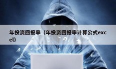 年投資回報(bào)率（年投資回報(bào)率計(jì)算公式excel）