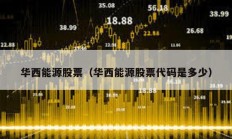 華西能源股票（華西能源股票代碼是多少）