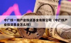 中廣核一期產業投資基金有限公司（中廣核產業投資基金怎么樣）