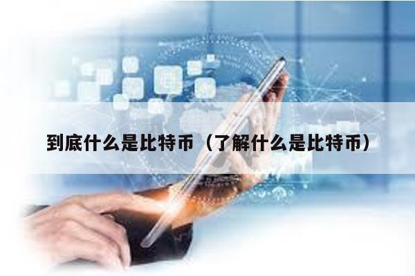 到底什么是比特幣(了解什么是比特幣)
