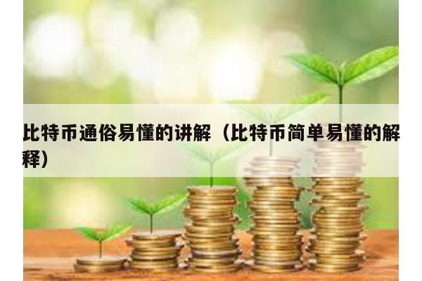 比特幣通俗易懂的講解(比特幣簡單易懂的解釋)