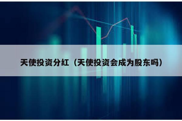 天使投資分紅(天使投資會成為股東嗎)