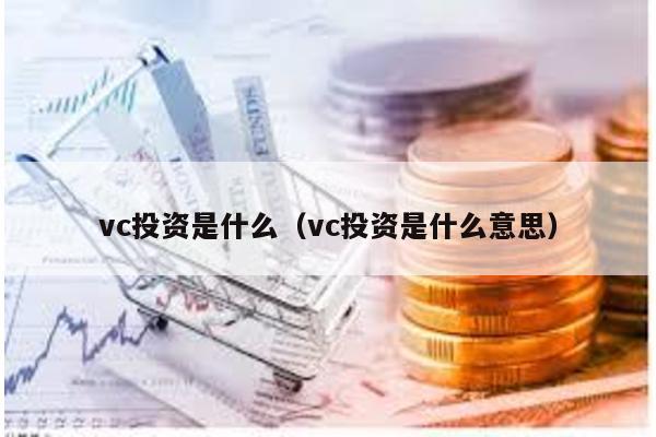 vc投資是什么(vc投資是什么意思)