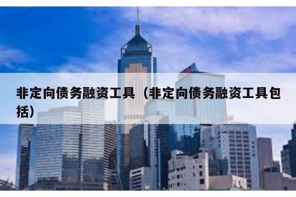非定向債務融資工具(非定向債務融資工具包括)