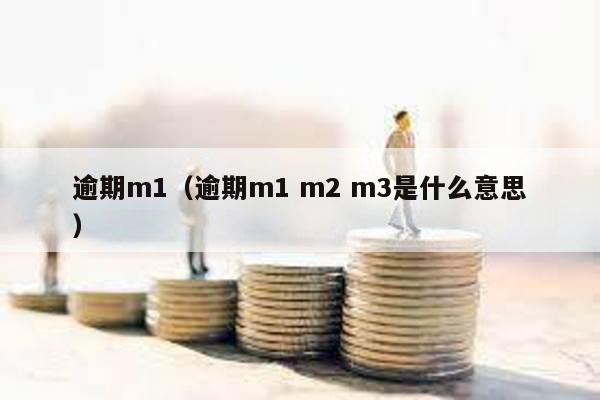 逾期m1(逾期m1 m2 m3是什么意思)