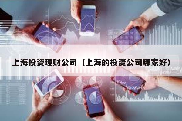 上海投資理財公司(上海的投資公司哪家好)
