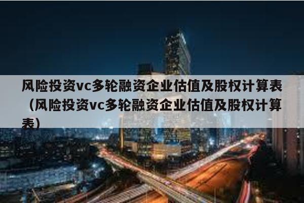 風險投資vc多輪融資企業估值及股權計算表(風險投資vc多輪融資企業估值及股權計算表)