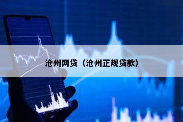 滄州網(wǎng)貸(滄州正規(guī)貸款)